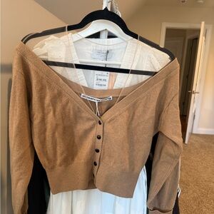 Alexander Wang Tan Cardigan